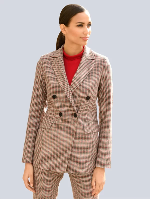 Blazer In Rot, Camel, Schwarz 4