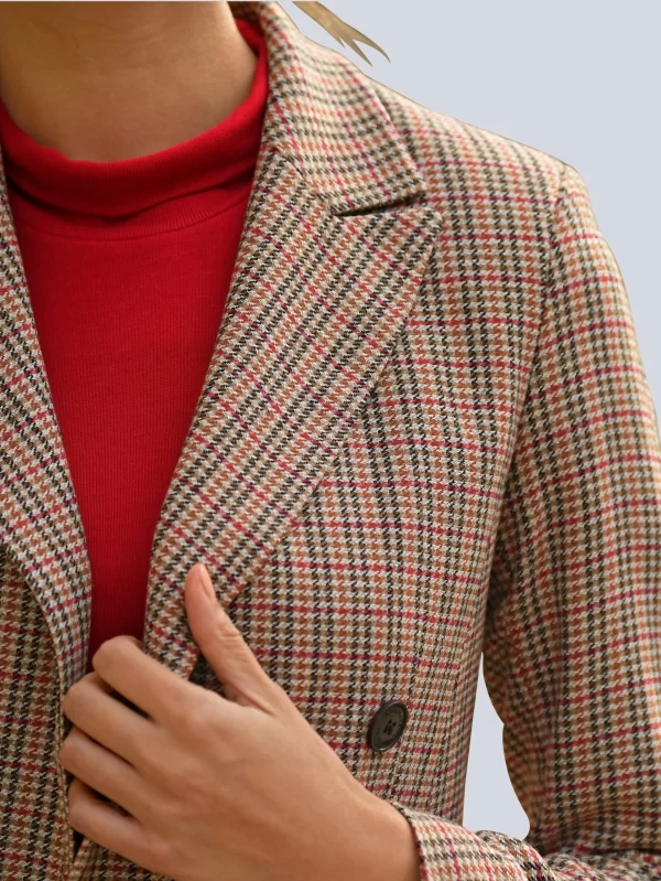 Blazer In Rot, Camel, Schwarz 9