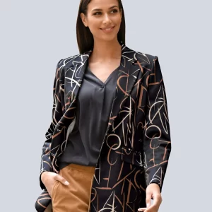 Blazer In Schwarz, Beige 13