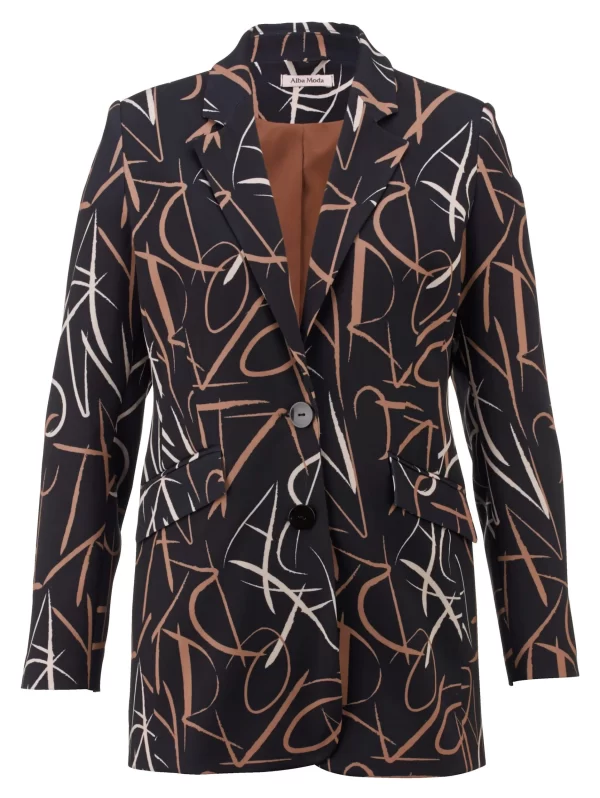 Blazer In Schwarz, Beige 1