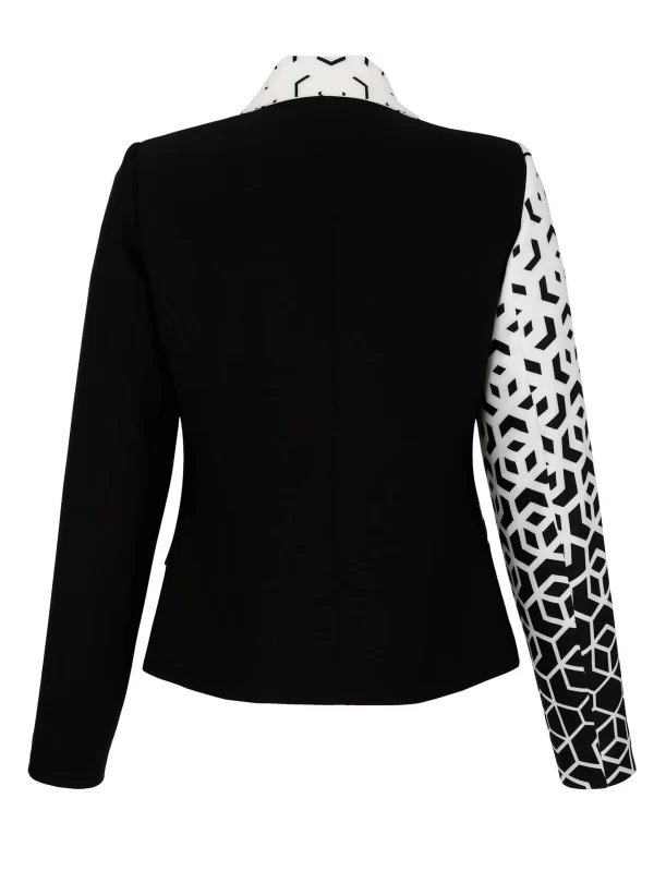 Blazer In Schwarz, Weiß 3