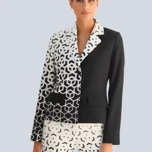 Blazer In Schwarz, Weiß 15