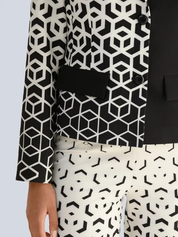Blazer In Schwarz, Weiß 9