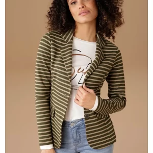 Blazer In Khaki/ Beige 9