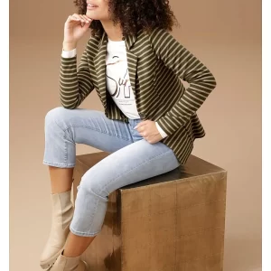 Blazer In Khaki/ Beige 13