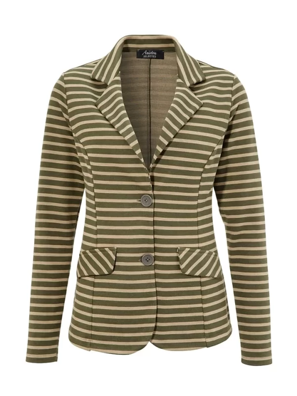 Blazer In Khaki/ Beige 1