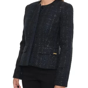 Calvin Klein Blazer In Schwarz/ Dunkelblau 8