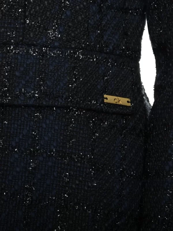 Calvin Klein Blazer In Schwarz/ Dunkelblau 5
