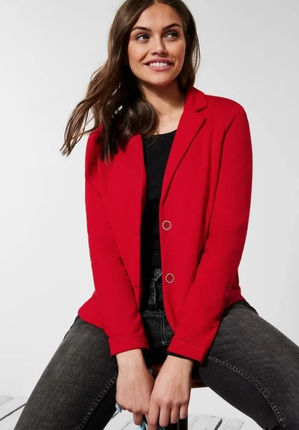 Cecil Blazer In Strong Red 5