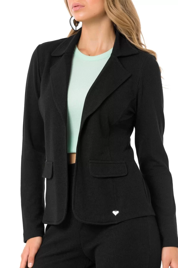 Cipo & Baxx Blazer In BLACK 9