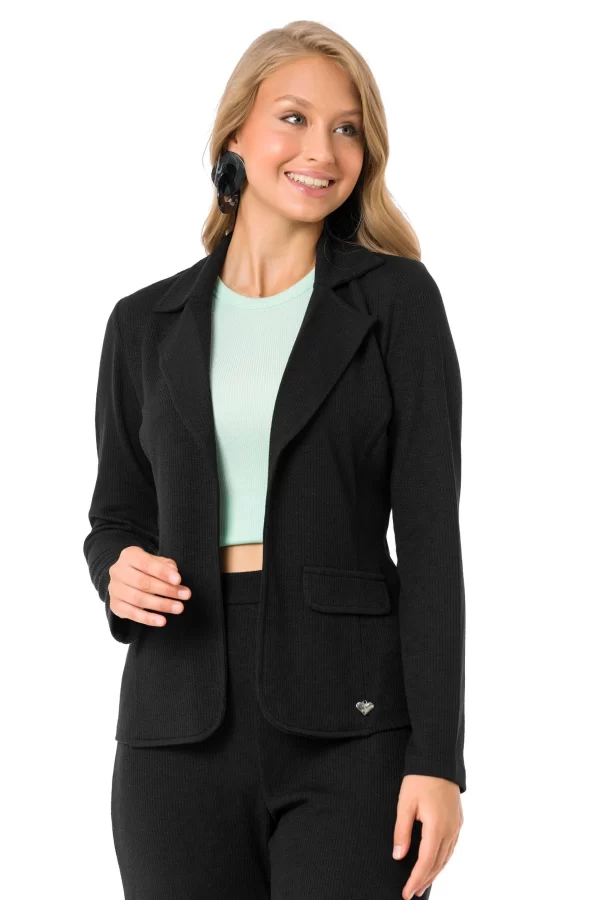 Cipo & Baxx Blazer In BLACK 1