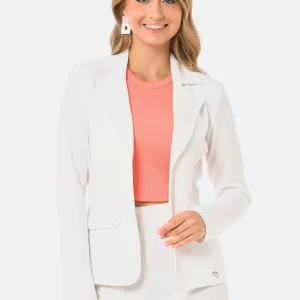 Cipo & Baxx Blazer In ECRU 16