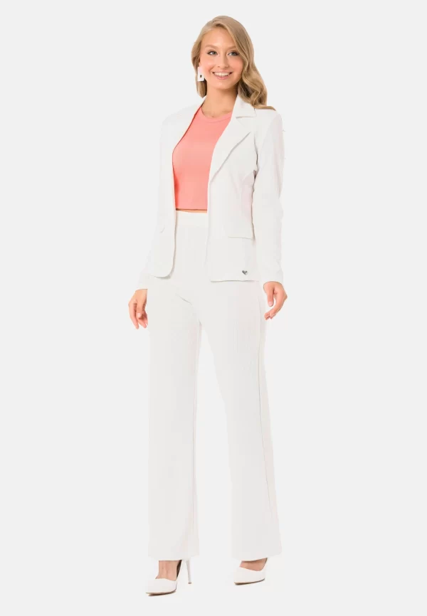 Cipo & Baxx Blazer In ECRU 7