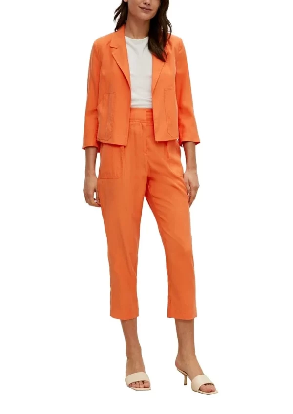 Comma Blazer 3/4 Arm Orange 5