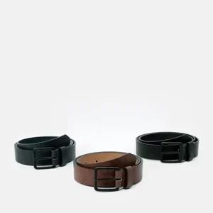 URBAN CLASSICS STRETCH BASIC BELT UNISEX 2 PACK – Gürtel – Black/charcoal 16