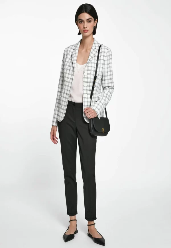 Blazer Cotton In Schwarz 3