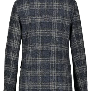 Gerry Weber Blazer Langarm Gefüttert In Blau Karo 12