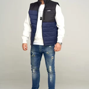 Jack & Jones Steppweste – JCOINFINITY VEST In Navy Blazer 10