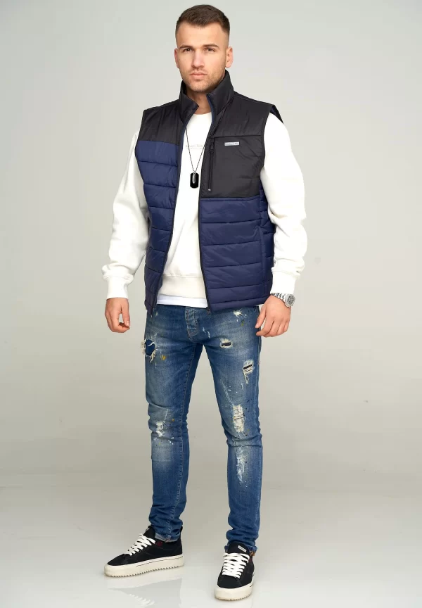 Jack & Jones Steppweste – JCOINFINITY VEST In Navy Blazer 4