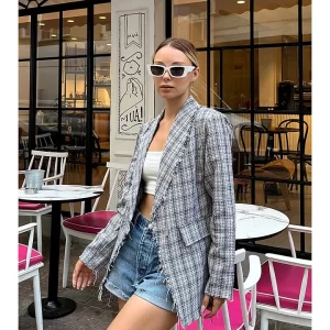 Blazer In Hellblau 7