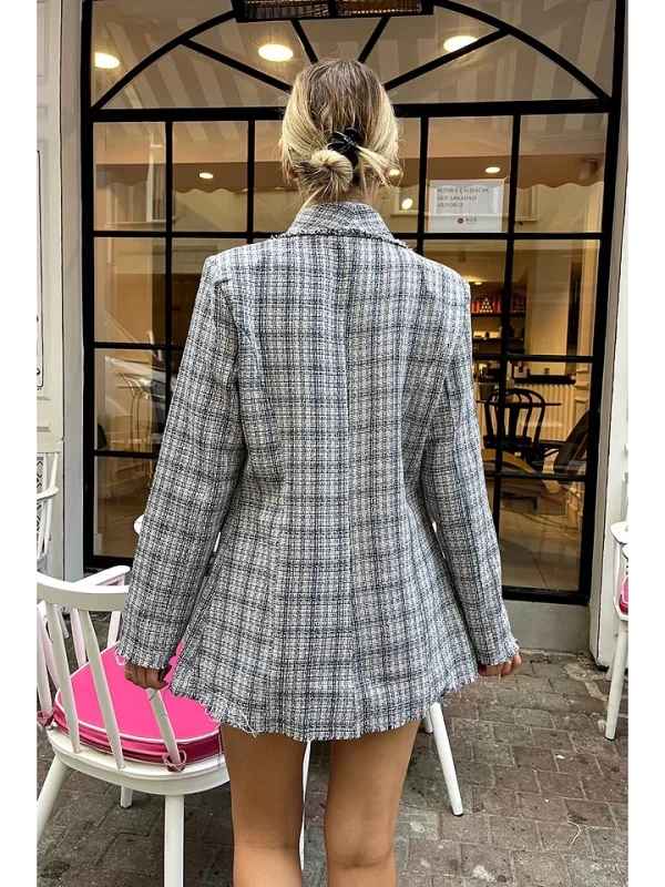 Blazer In Hellblau 4