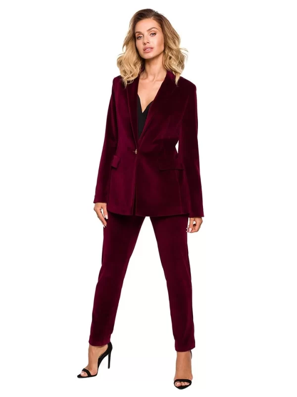 Blazer In Bordeaux 3