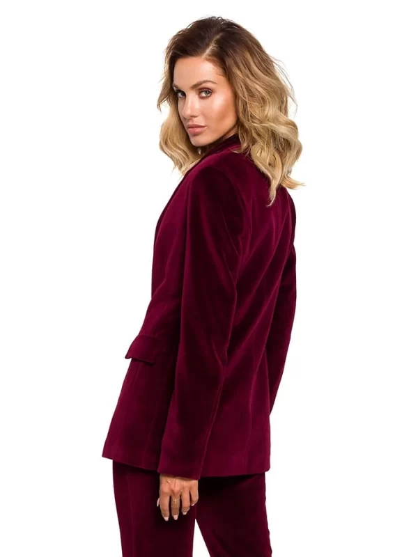 Blazer In Bordeaux 4