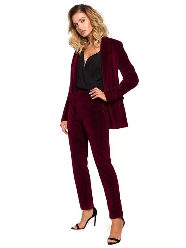Blazer In Bordeaux 6