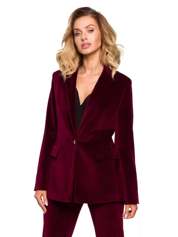 Blazer In Bordeaux 1
