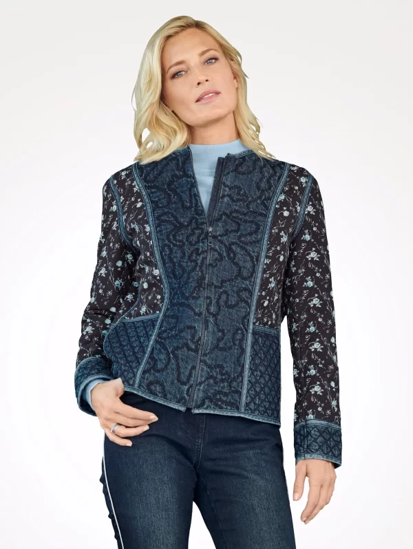 Blazer In Blau, Schwarz 4