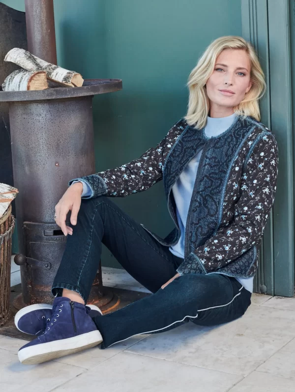 Blazer In Blau, Schwarz 8
