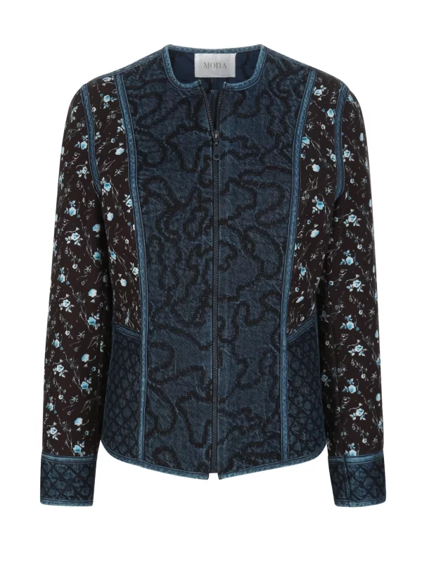 Blazer In Blau, Schwarz 1