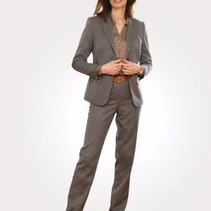 Blazer In Grau, Cognac 14