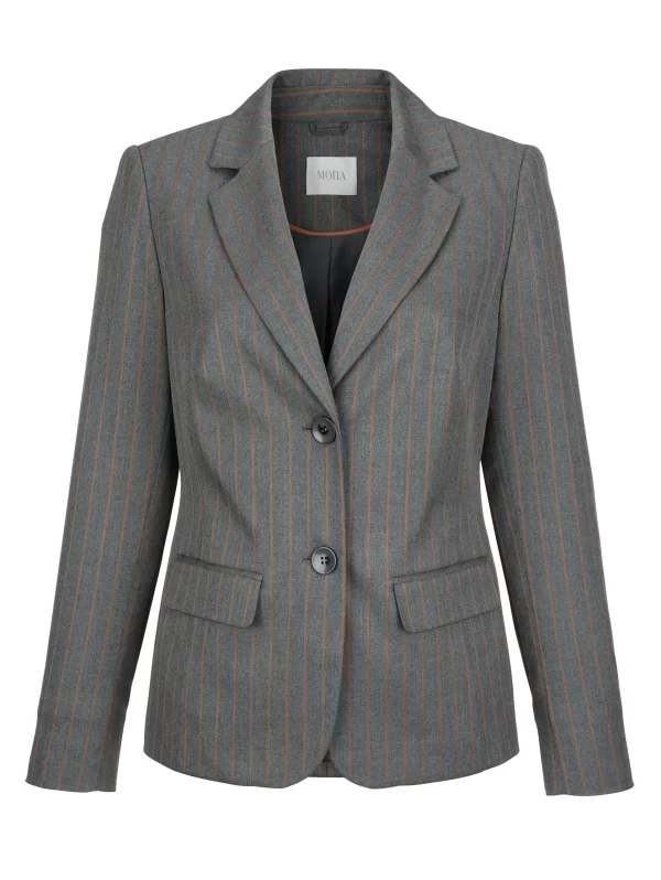 Blazer In Grau, Cognac 1