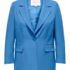 ONLY CARMAKOMA Oversized Blazer Übergröße Business Cardigan Plus Size CARTHEA In Blau 17