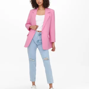 ONLY Klassischer Blazer Fuchsia Pink 14