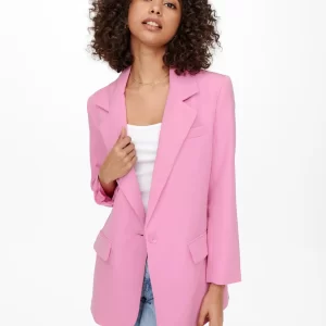 ONLY Klassischer Blazer Fuchsia Pink 18
