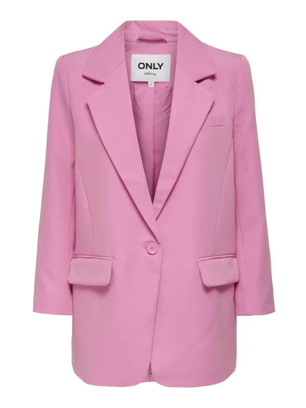 ONLY Klassischer Blazer Fuchsia Pink 1