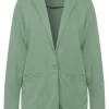 STREET ONE Blazer In Washed Olive Melange 26