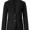 STREET ONE Twill Blazer In Unifarbe Black 19