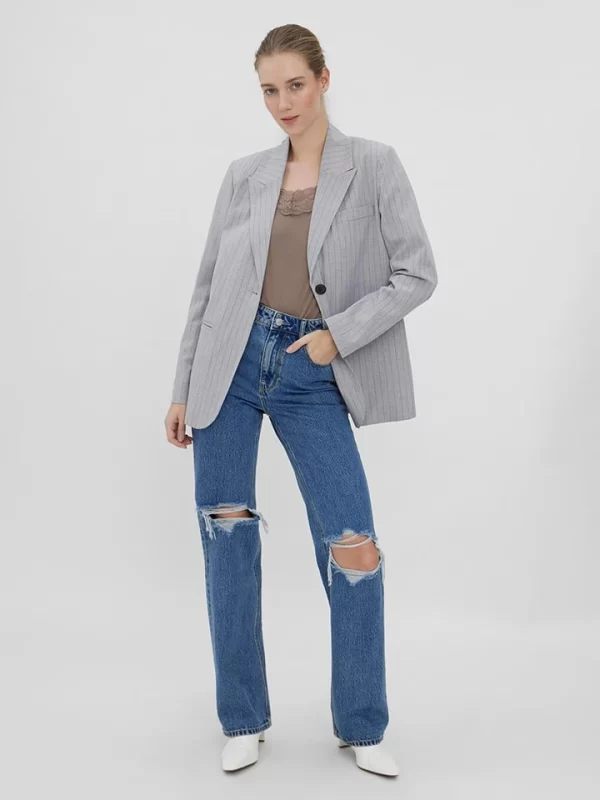 Vero Moda Blazer “Evelyn” In Grau 4