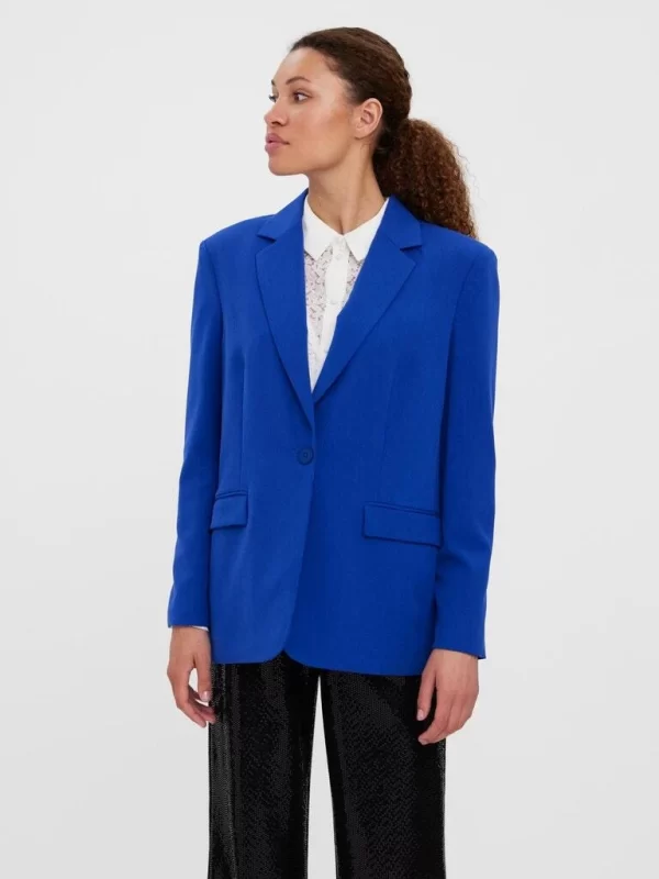 Vero Moda Blazer In Sodalite Blue 5
