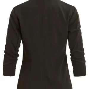 Vila 3/4 Ärmel Blazer Legere Business Basic Jacke VIHER In Schwarz 21